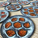 Vintage MBFA Pornic oyster service, 1960