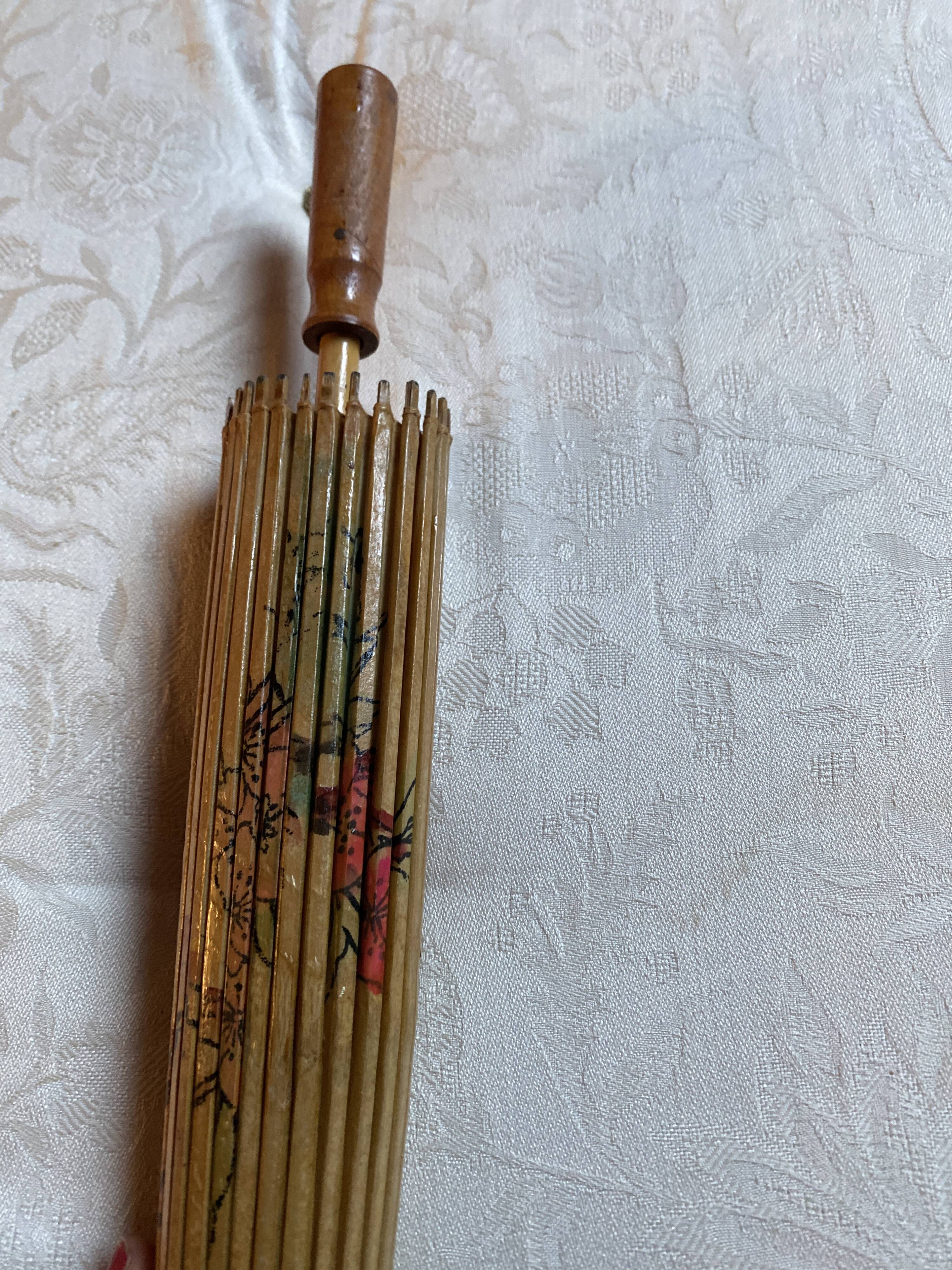 Vintage bamboo umbrella