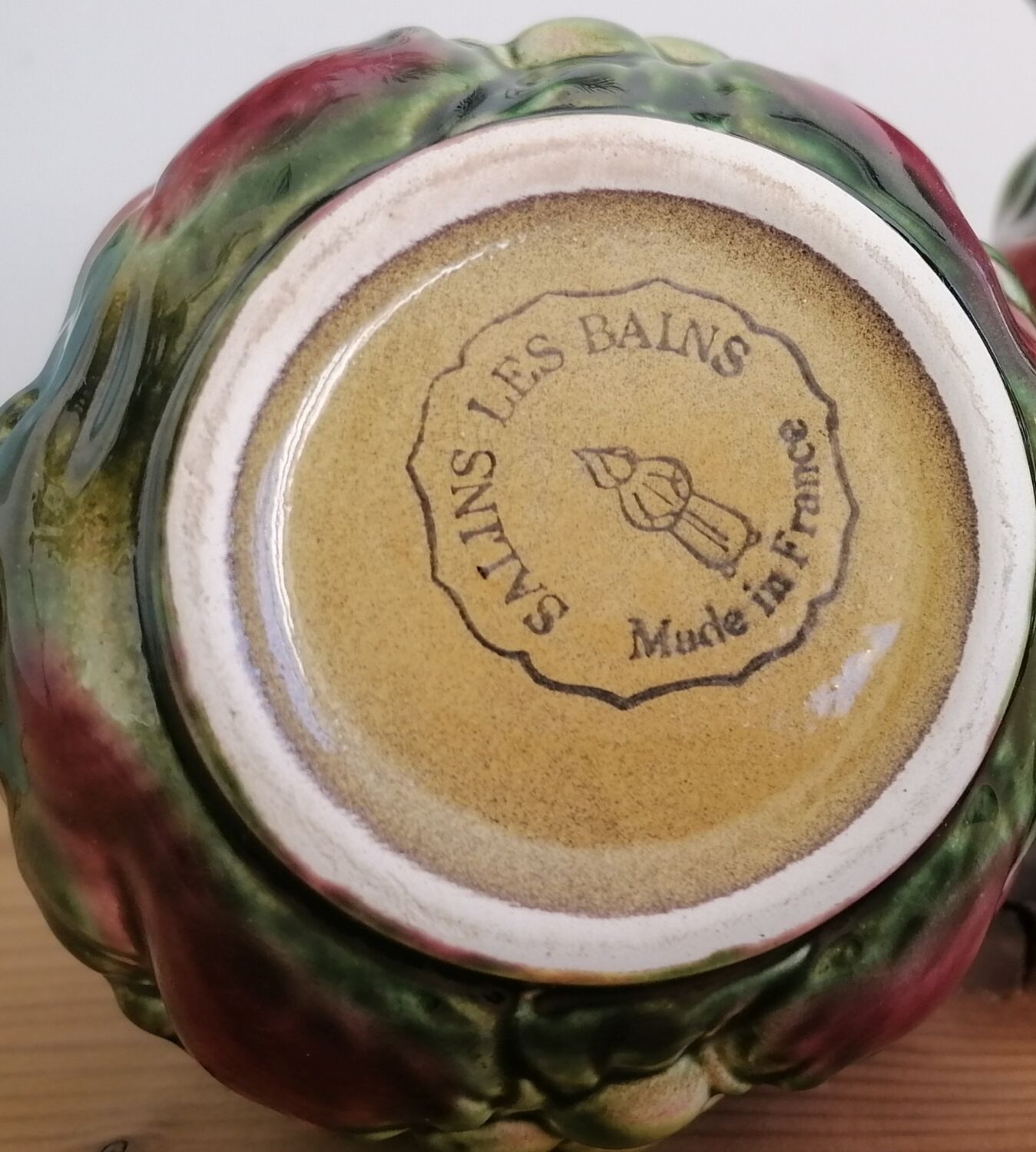 Vintage Salins slip pitcher