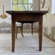 Table de ferme chêne 1950 pieds fuseaux