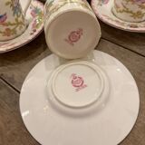 6 tasses à café en porcelaine de Minton