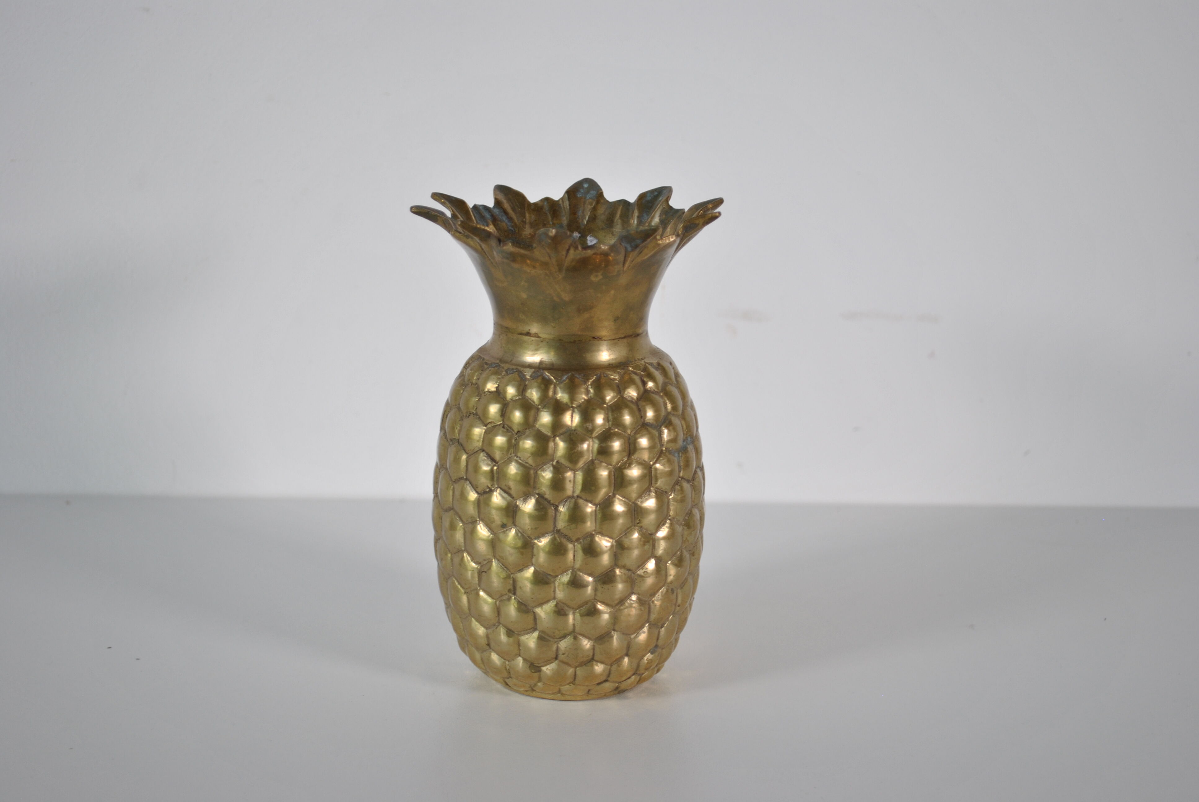 Brass pineapple vase 1970
