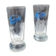 Casanis advertising glass duo