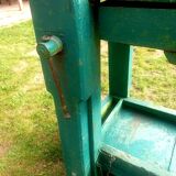 workbench wood patina green