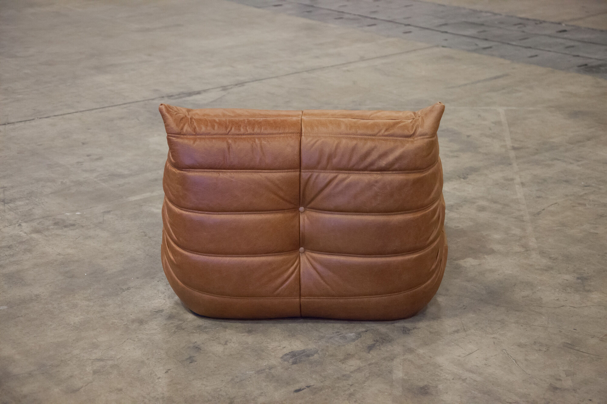 Armchair and ottoman Togo model designed by Michel Ducaroy 1973
