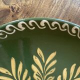 Alsatian plate dish in glazed ceramic
