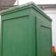 Cabinet 1 door in old fir green patina