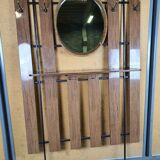 Wall coat hanger with mirror, 50s