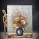 Painting on canvas Flowers Mogisse