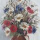 Oil painting - Still life with bouquet - signed