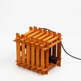 Danish vintage teak lamp from 1970s