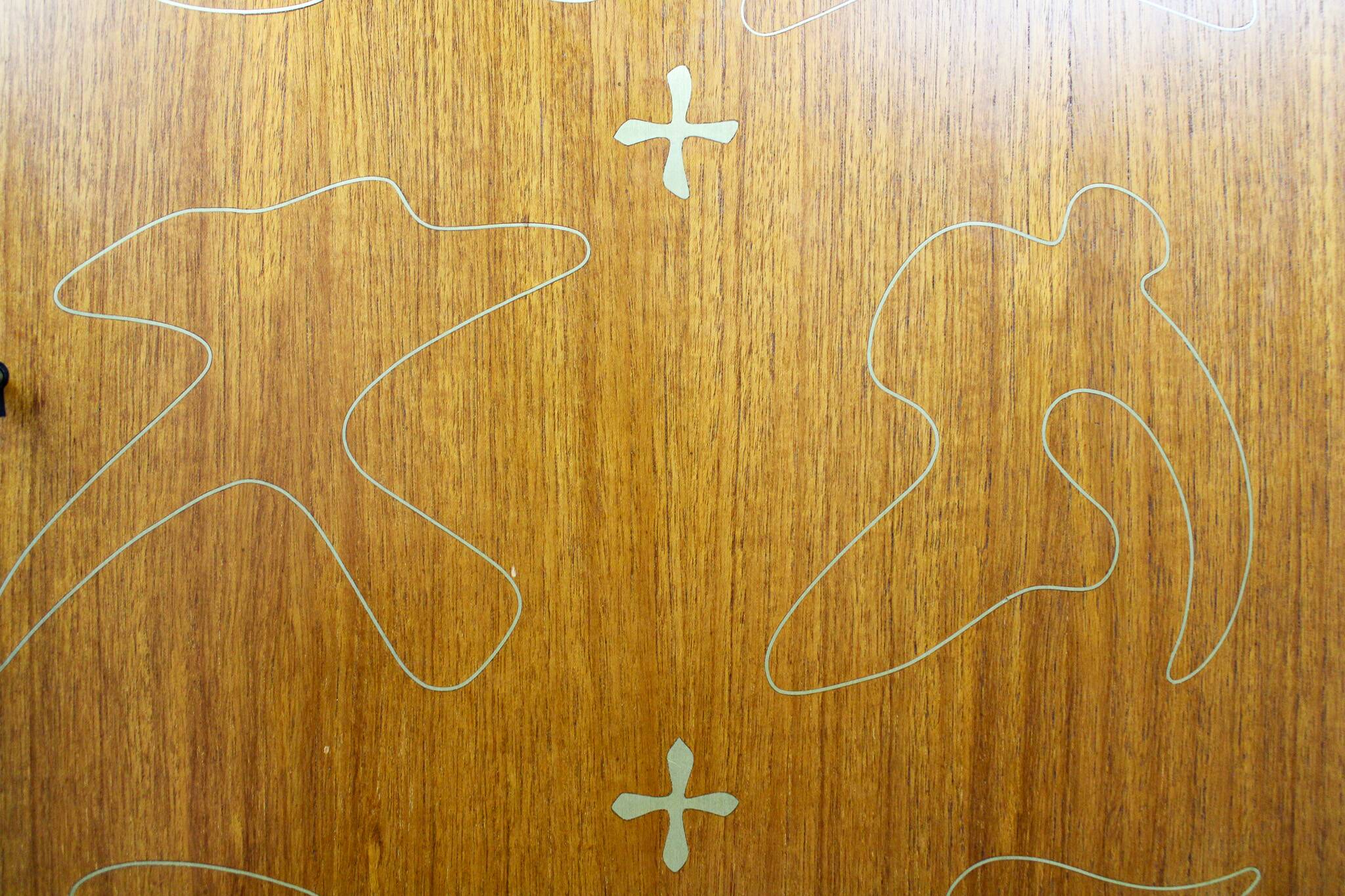 Rare armoire à cocktails/boissons vintage du milieu du siècle par AB Forenade Mobelfabrik