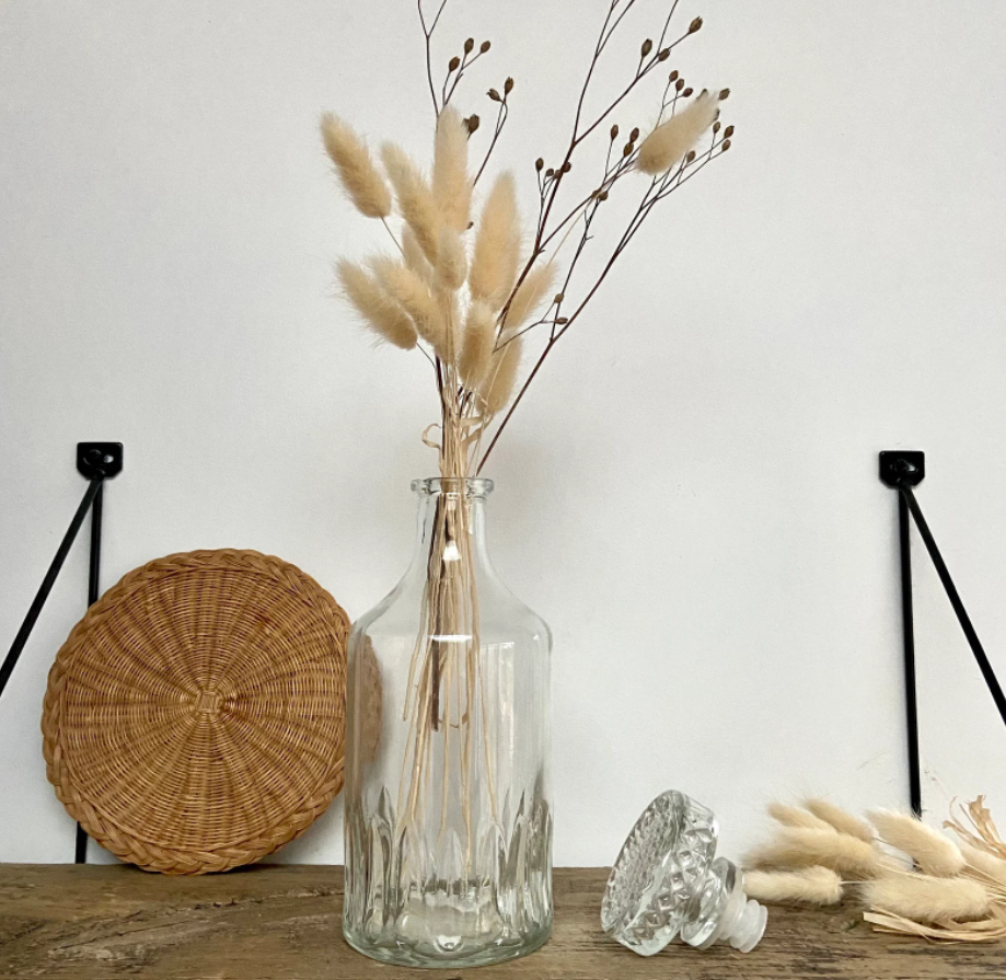 Vintage whisky decanter cut glass