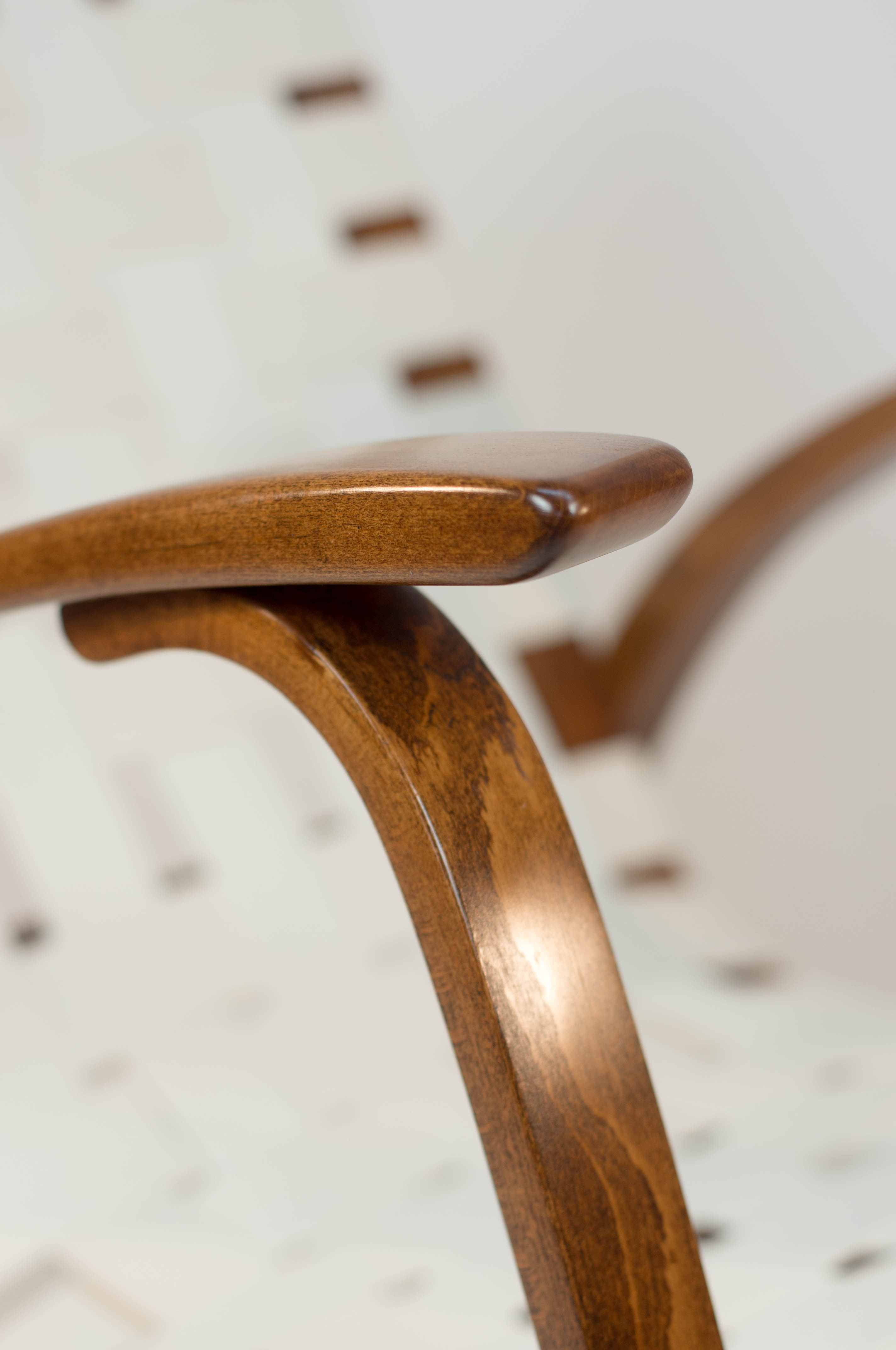 Art deco armchair by Jan Vanek, 1930s, restored