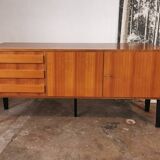 Vintage sideboard, walnut veneer