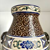 Polychrome sandstone vase from Biên Hoa - Vietnam