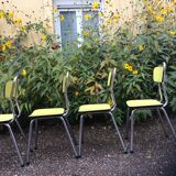 Yellow formica chairs