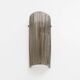 Pair of Murano Glass Wall Sconces Smoke Glass and Brass, Italy