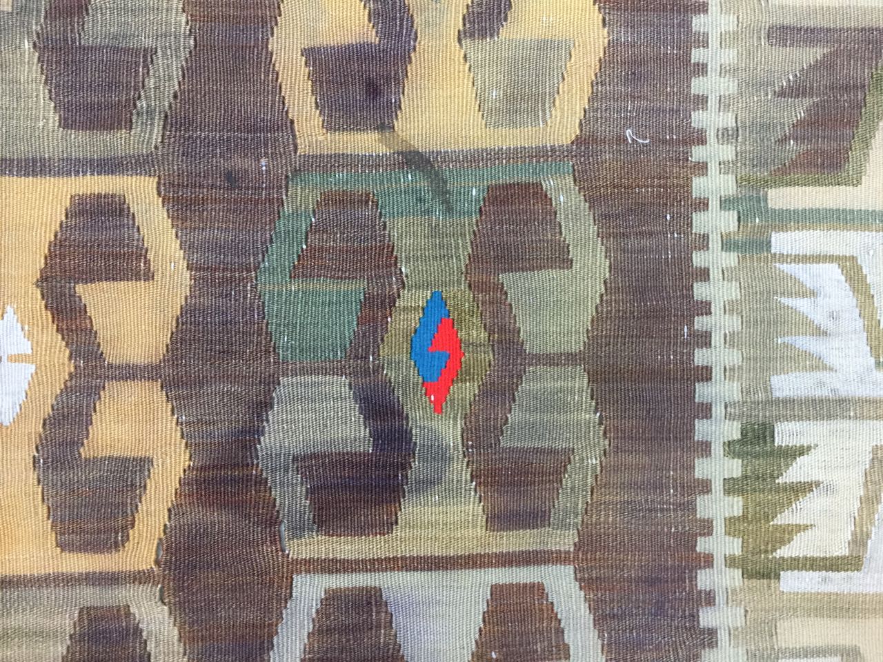 Turkish kilim rug 245x112cm moroccan