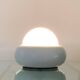 White UFO lamp model c359 by LUCI, Italy 70s