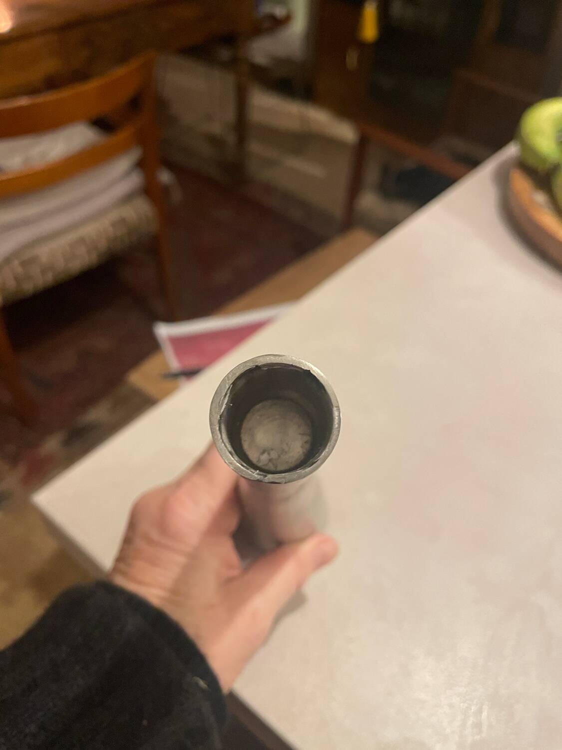 Stainless steel candle holder
