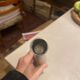 Stainless steel candle holder
