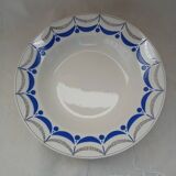 6 antique soup plates from Digoin and Sarreguemines