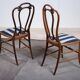 Art Nouveau Beech Café Chairs by W. Giessing, 1930s, Set of 6