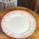 Plat rond en terre de fer
