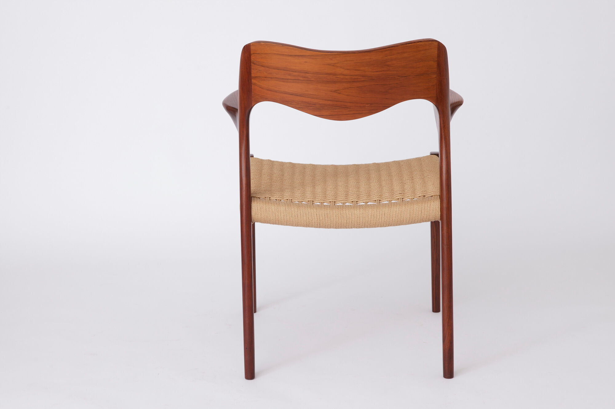 Niels Møller Armchair #55 Rosewood 1950s Danish Vintage