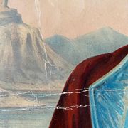Paintings pendant of chromolithographs 1900
