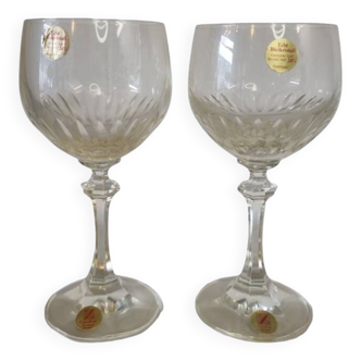 Verres à vin Cristallerie Zwiesel Allemagne, fin des années 1900