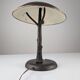 Hammered Copper Sculptural Lamp in the Shape of a Tree, Mid-Century Modern
