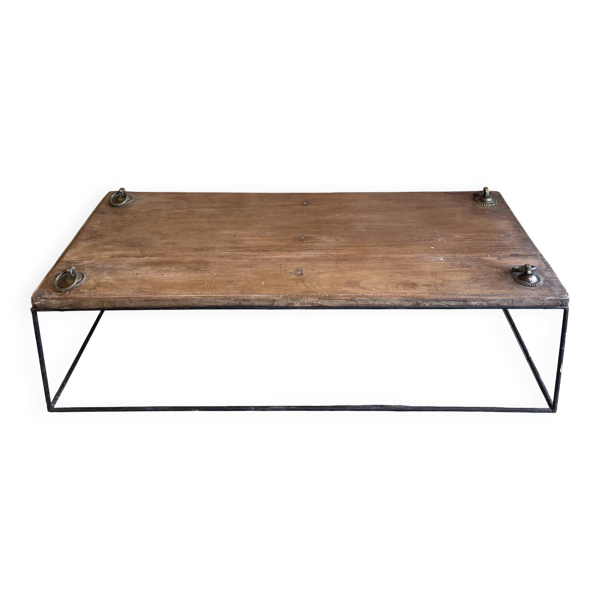 Table basse indienne en bois