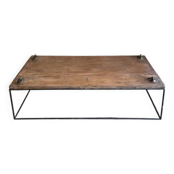Table basse indienne en bois