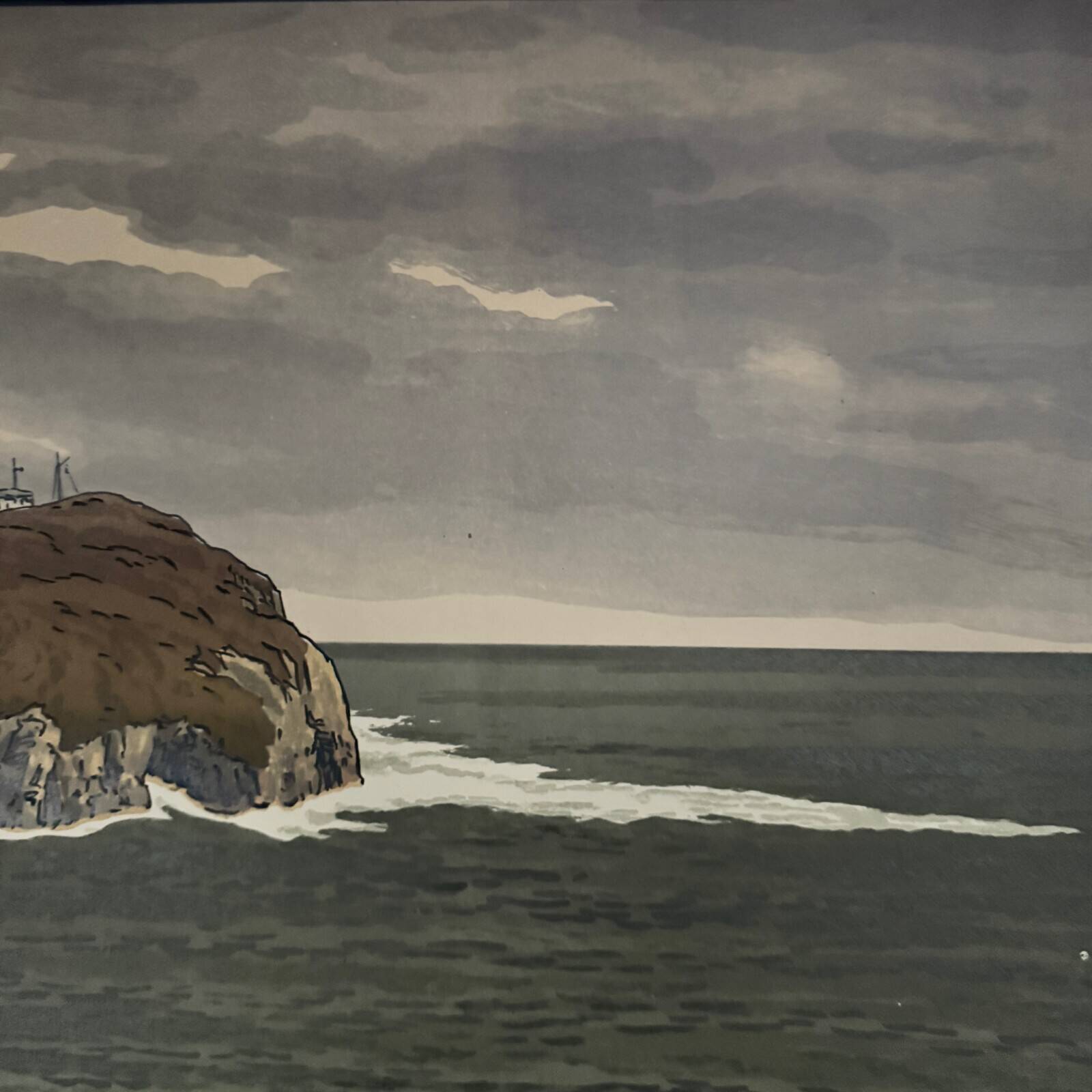Lithographie par Henri Rivière Les Aspects de la Nature - Le Cap