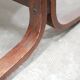 Scandinavian armchair and ottoman Siesta in brown leather by Ingmar Relling for Westnofa editions