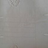 Very nice old sheet in Lin, RW monogram, crafted. Tbe
