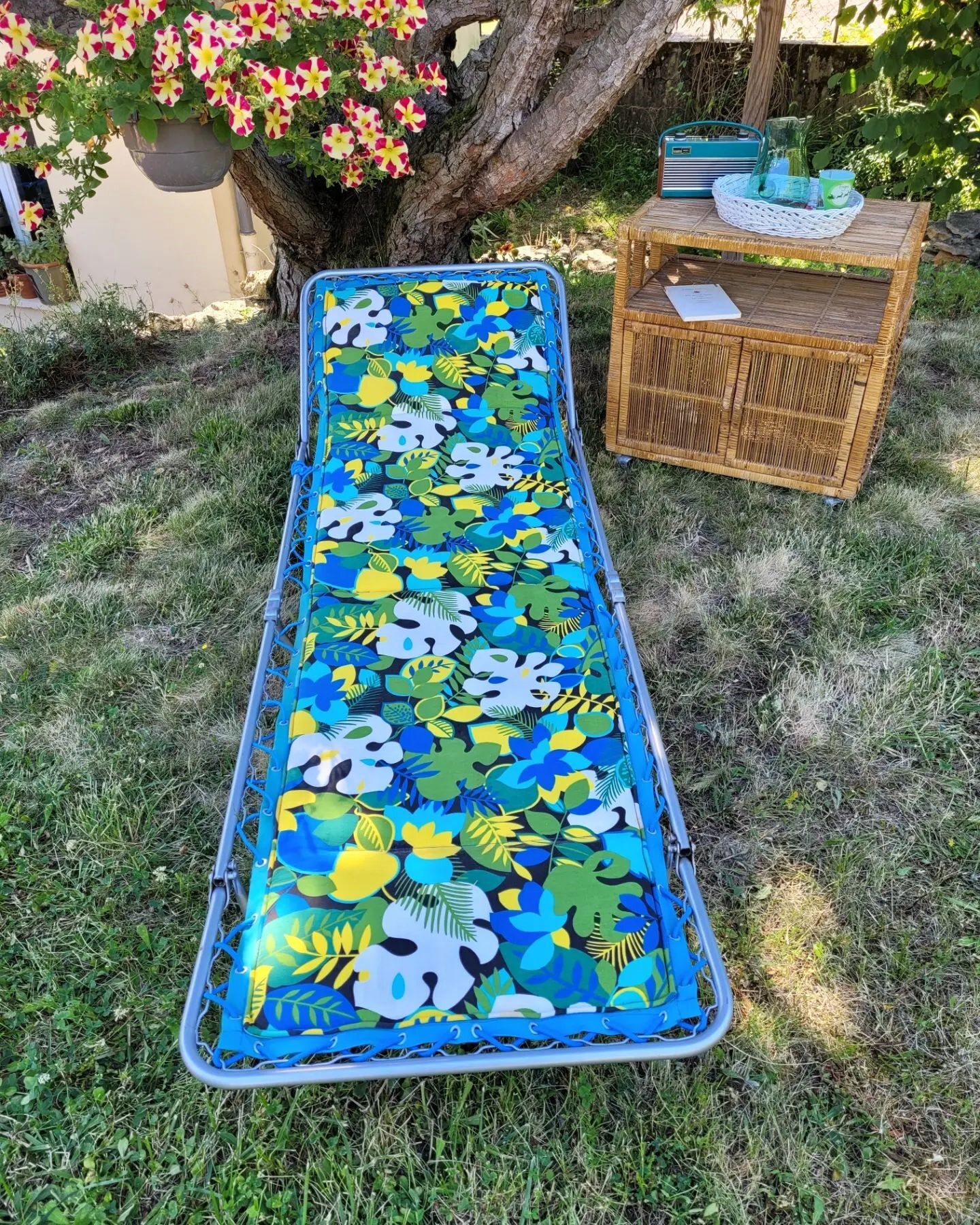 Vintage camp bed deck