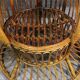 Rattan armchair by Gio Ponti & Lio Carminati Bonacinati edition 1950