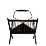 Magazines vintage wood and brass door