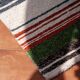 Handwoven recycled cotton rug - 40 x 60 cm