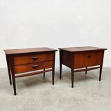 Webe bedside tables by Louis van Teeffelen, Holland 1960