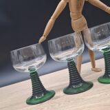 Set of 4 Roemer wine glasses