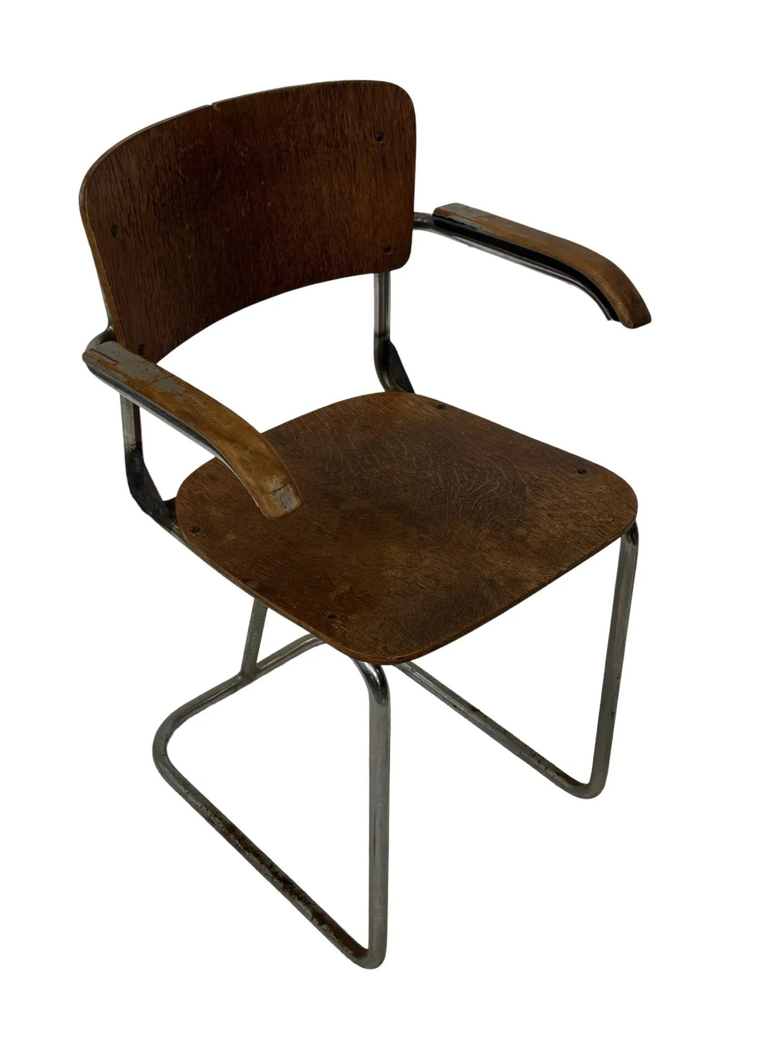 Vintage Plywood bauhaus style dining chair desk chair 50's Design