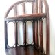 Rattan corner shelf, work from the 1970s