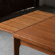 Extendable square dining table by Vejle Stole Møbelfabrik, Denmark 1960’s