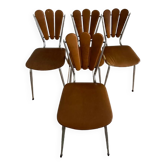 4 vintage Tubmenager petal chairs from the 60s