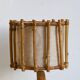 Vintage Bamboo Table Lamp, Organic Bamboo Lamp
