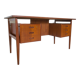 Teak 'Floating' Desk By Gunner Nielsen For Tibergaard, Denmark.